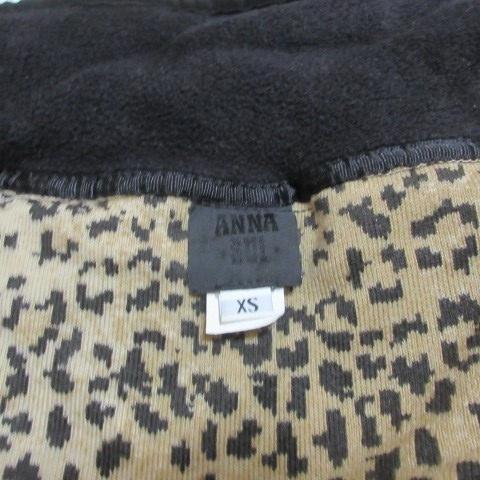 ANNA SUI（アナスイ） ボアジャケット エコファー ブルゾン レオパード 