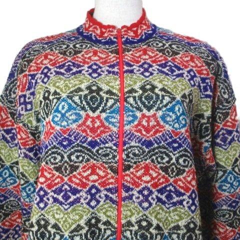 ミッソーニ MISSONI ヴィンテージ ニットカーディガン OPTIジッパー 
