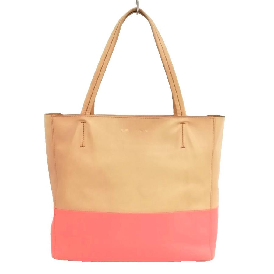 【希少】CELINE ホリゾンタルカバ バイカラートートバッグ CELINE（セリーヌ） ホリゾンタルカバ トートバッグ バイカラー レザー