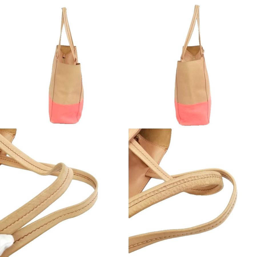 CELINE（セリーヌ） ホリゾンタルカバ トートバッグ バイカラー レザー