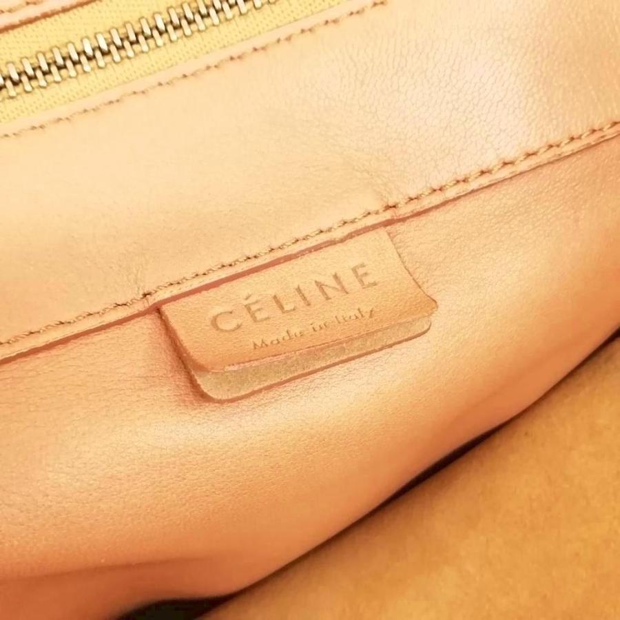 CELINE（セリーヌ） ホリゾンタルカバ トートバッグ バイカラー レザー