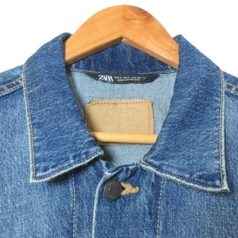 ZARA（ザラ） デニムジャケット Gジャン ジージャン ダメージ加工 L