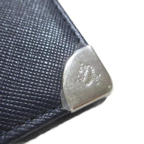エムシーエム MCM マネークリップ財布 二つ折り 紺 ネイビー /X エムシーエム MCM マネークリップ財布 二つ折り 紺 ネイビー /X メンズ