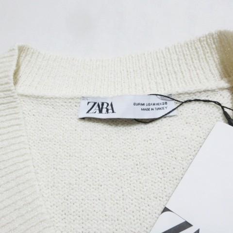 ZARA（ザラ） 未使用品 タグ付き テクスチャーニット ミディワンピース