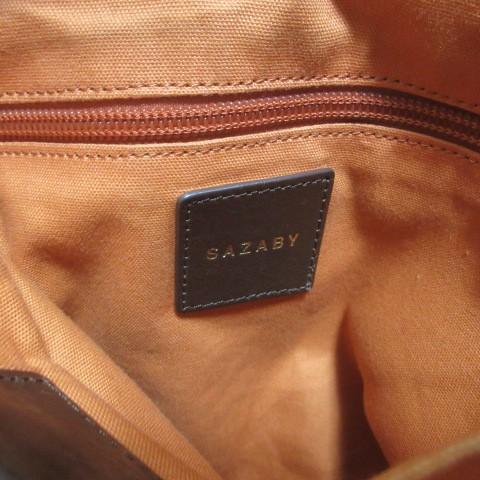 SAZABY（サザビー） トートバッグ モノグラム柄 総柄 鞄 ブラウン系 