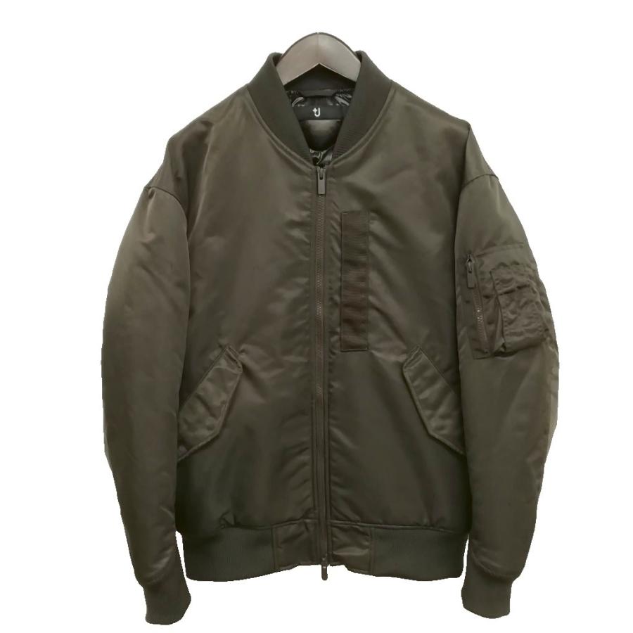 UNIQLO +J MA-1型ダウンジャケットオリーブ S ジル・サンダーコラボ 大人のユニクロ】伝説の「＋J」ダウンが再び復刻。超最速で着てみた