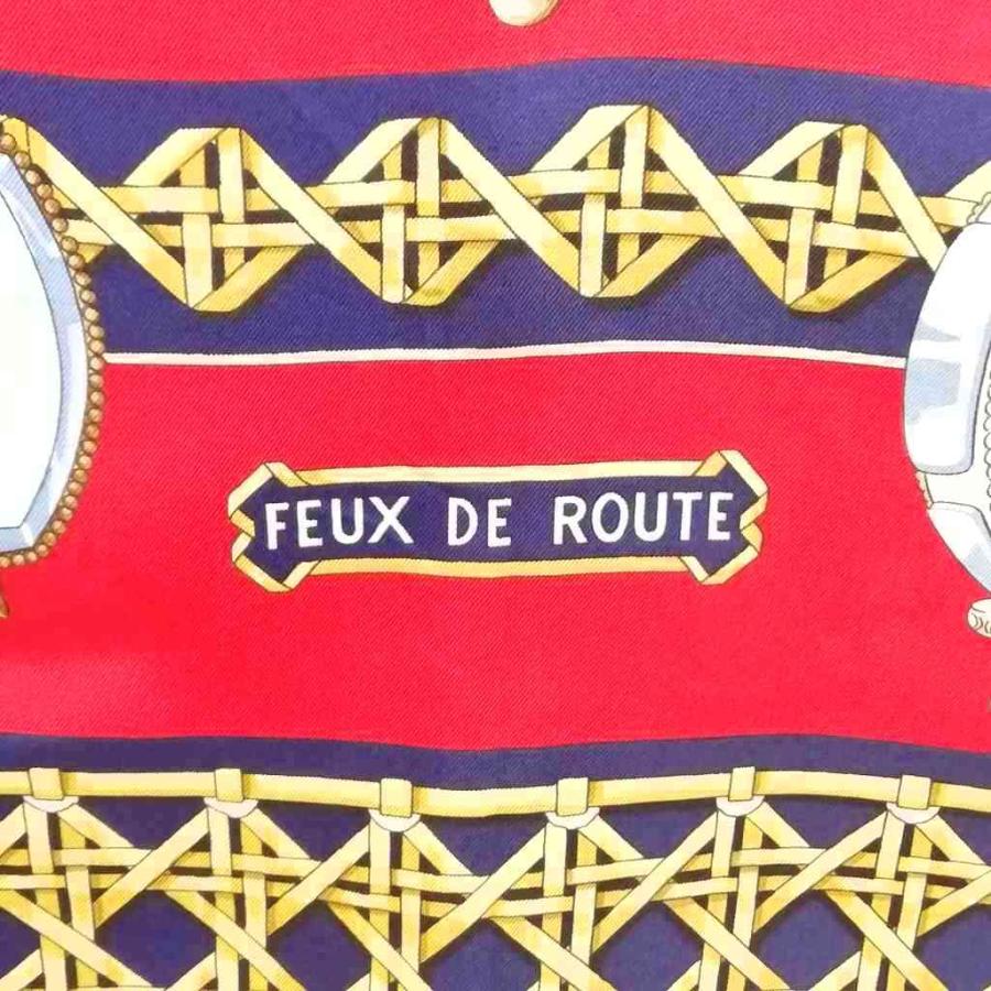 HERMES（エルメス） HERMES Feux De Route 馬車のランタン カレ90 大判