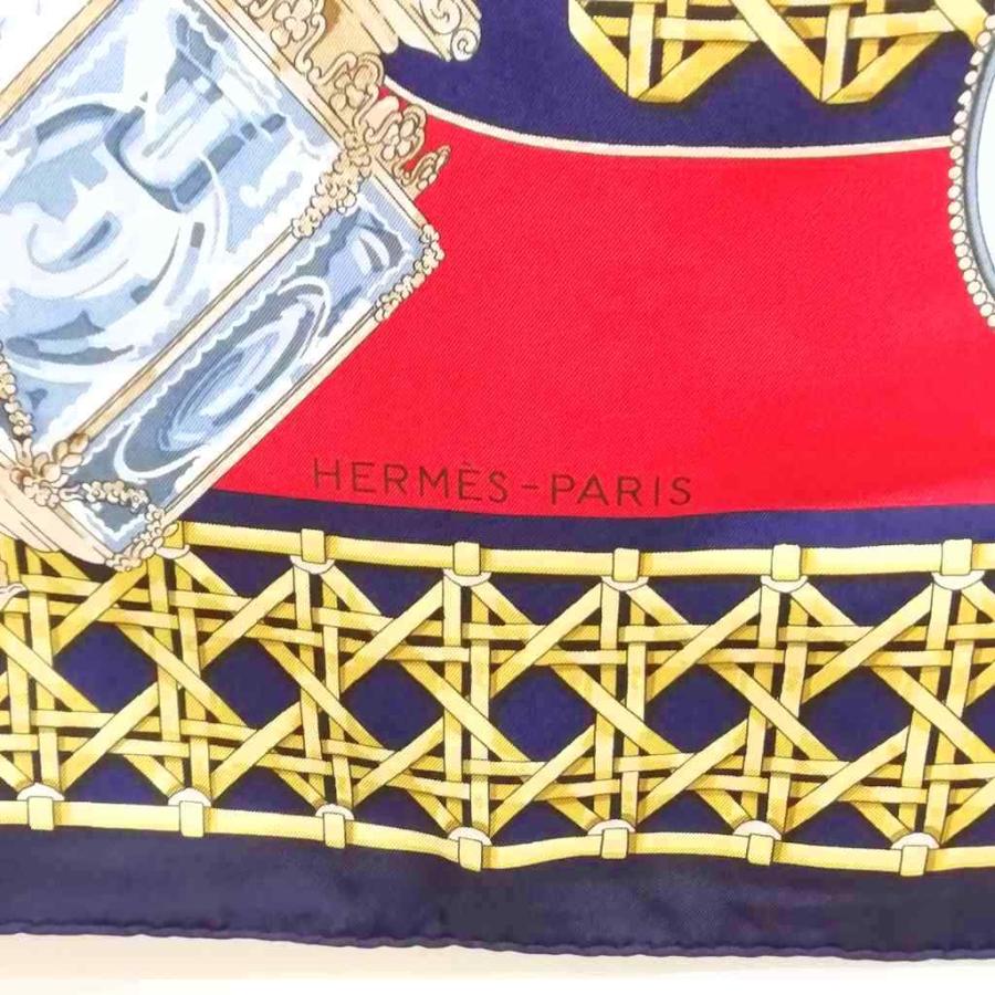 HERMES（エルメス） HERMES Feux De Route 馬車のランタン カレ90 大判