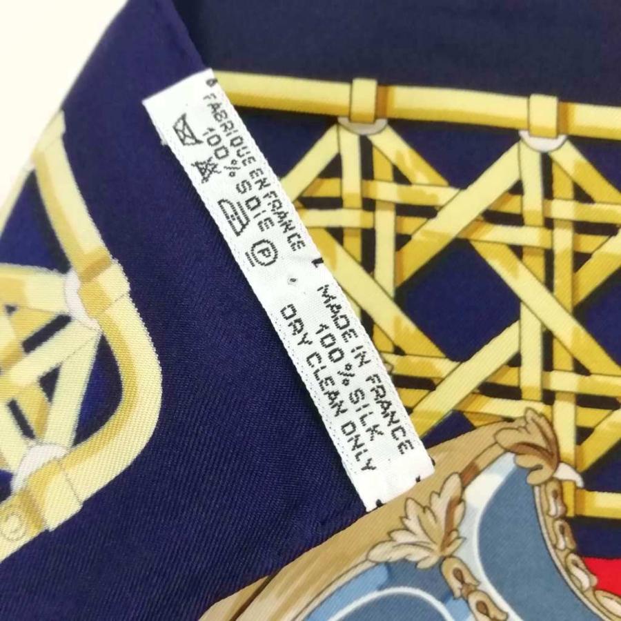 HERMES（エルメス） HERMES Feux De Route 馬車のランタン カレ90 大判