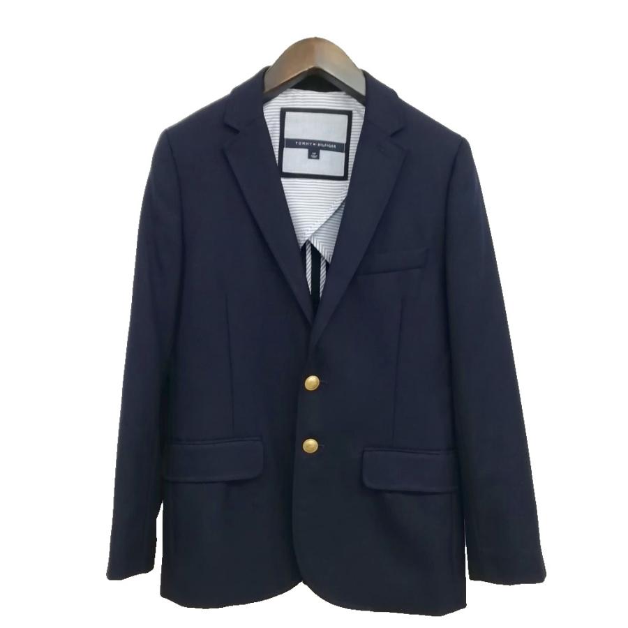 新品】定価64，900円 トミーヒルフィガー 金ボタン紺ブレザー 46 M位