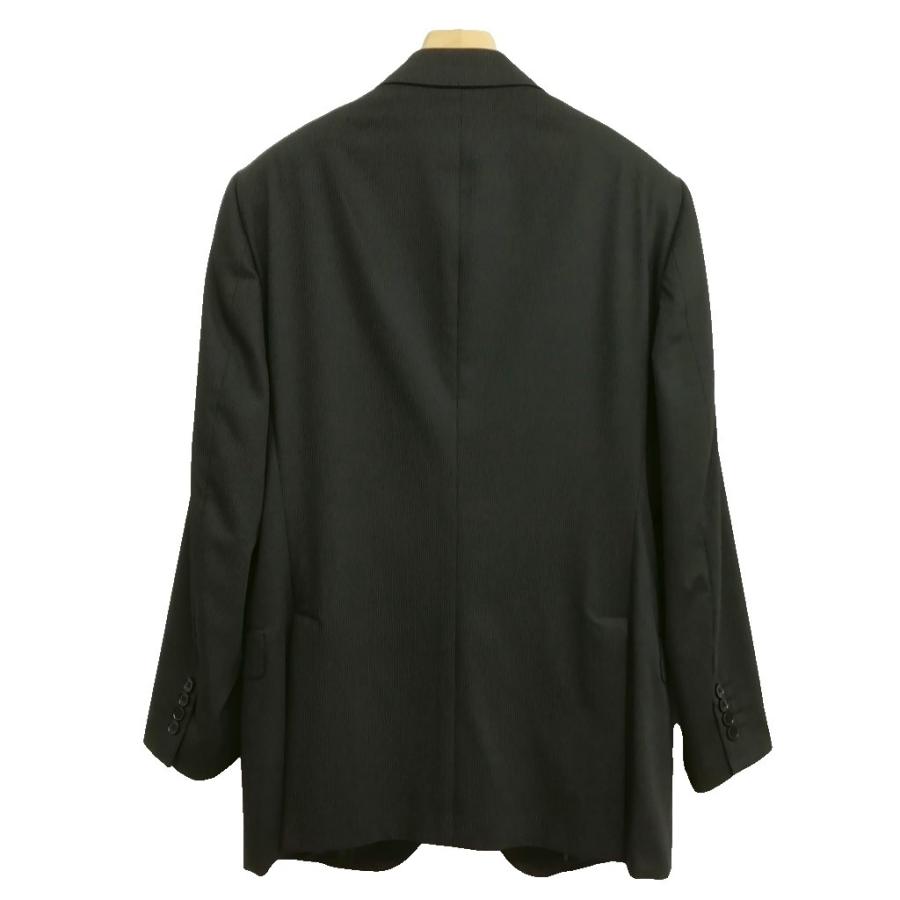 アルマーニ コレツィオーニ ARMANI COLLEZIONI Metropolitan ストライプ シングル 2B スーツ セットアップ ジャケット スラックス 48 チャ_3