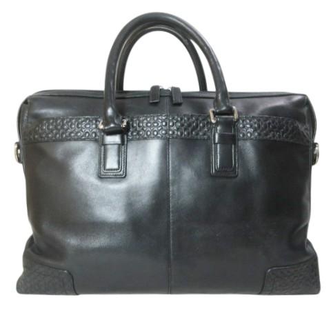 ☆美品☆【コーチ】ビジネスバッグ F70454 シグネチャー型押し 2way 黒 COACH（コーチ） ビジネスバッグ F70454 グラム レザー ブリ―ケース