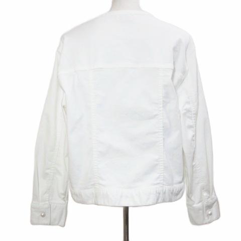 バーニーズニューヨーク BARNEYS NEW YORK ホワイトデニムジャケット 