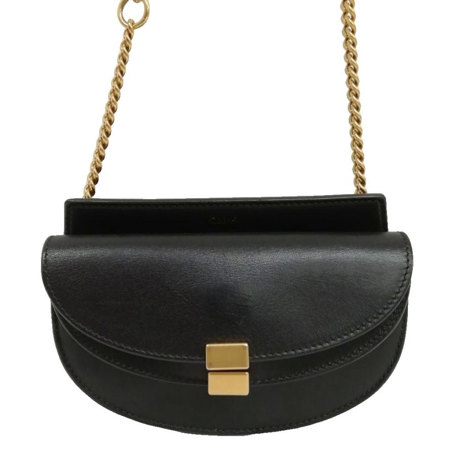 Chloe（クロエ） ジョージア チェーン ショルダーバッグ ポーチ レザー 