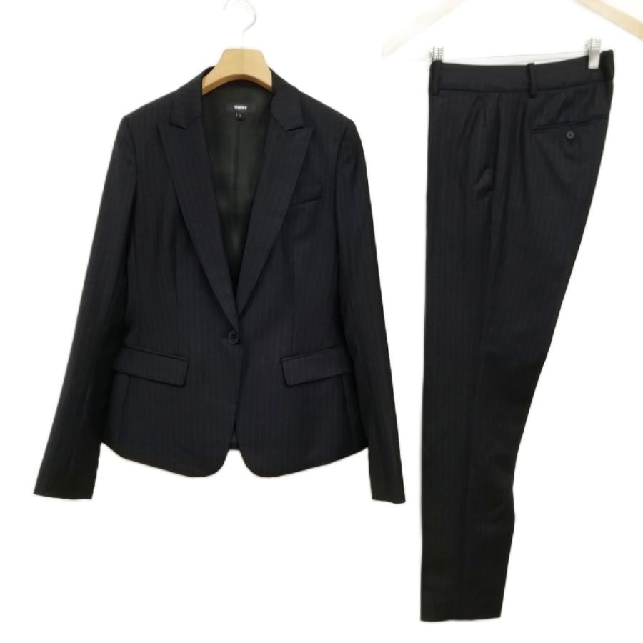 theory（セオリー） ストライプ パンツ スーツ セットアップ 美品 0