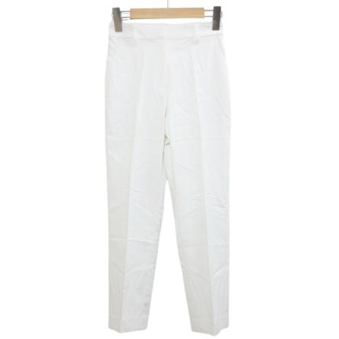 PLST プラステ洗えるノーカラーレスジャケットS＋スティックパンツ　白XXS プラステ PLST リネンブレンドスティックパンツ 吸水速乾 UVカット