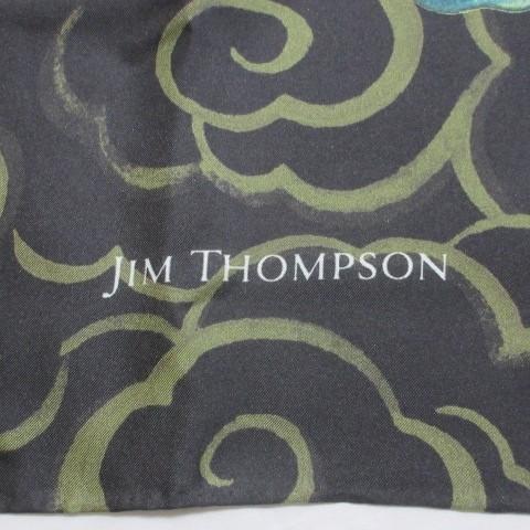 ジムトンプソン JIM THOMPSON 大判スカーフ シルク ボタニカル柄