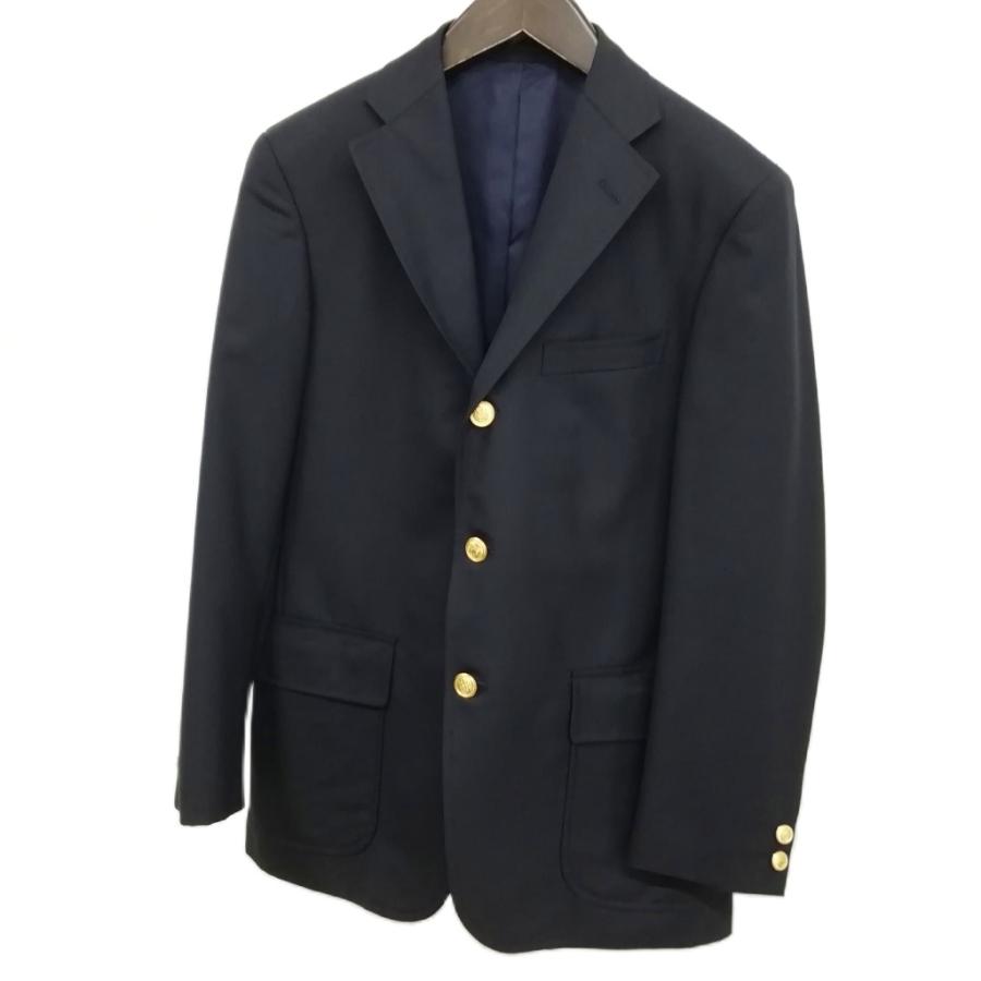 美品 90s J.PRESS 紺ブレ 金ボタン 段返り3B ネイビー M相当 ジェイプレス J.PRESS 金ボタン シングル 段返り 3B ジャケット