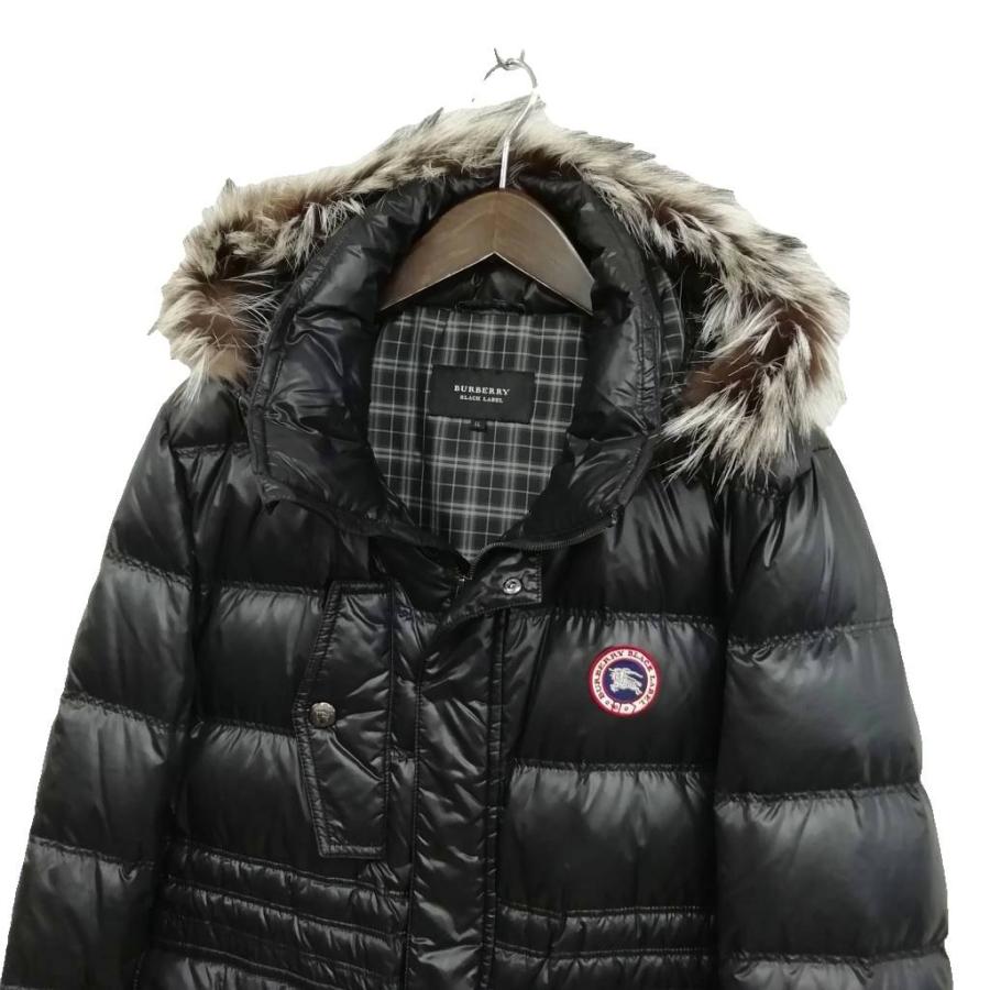BLACK LABEL BURBERRY ダウンジャケット LL 極美品LLリバーシブル