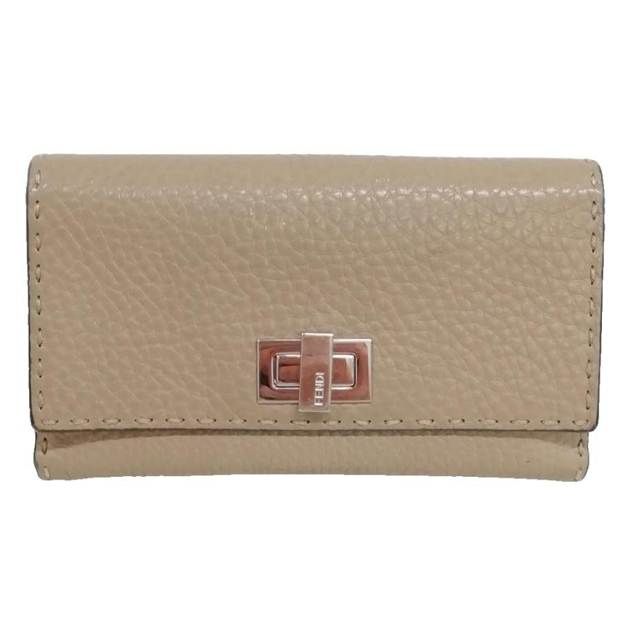美品 FENDI 長財布 セレリア ピーカブー レザー 8M0308 FENDI（フェンディ） FENDI 8M0308 SFR セレリア ピーカブー Wフォック