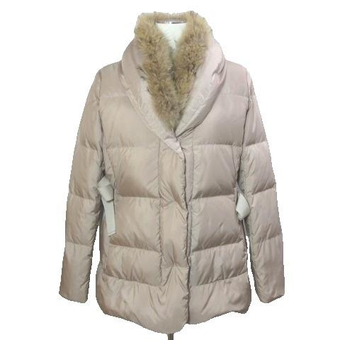 ドゥクラッセ DoCLASSE ラクーンファー付きダウンジャケット コート