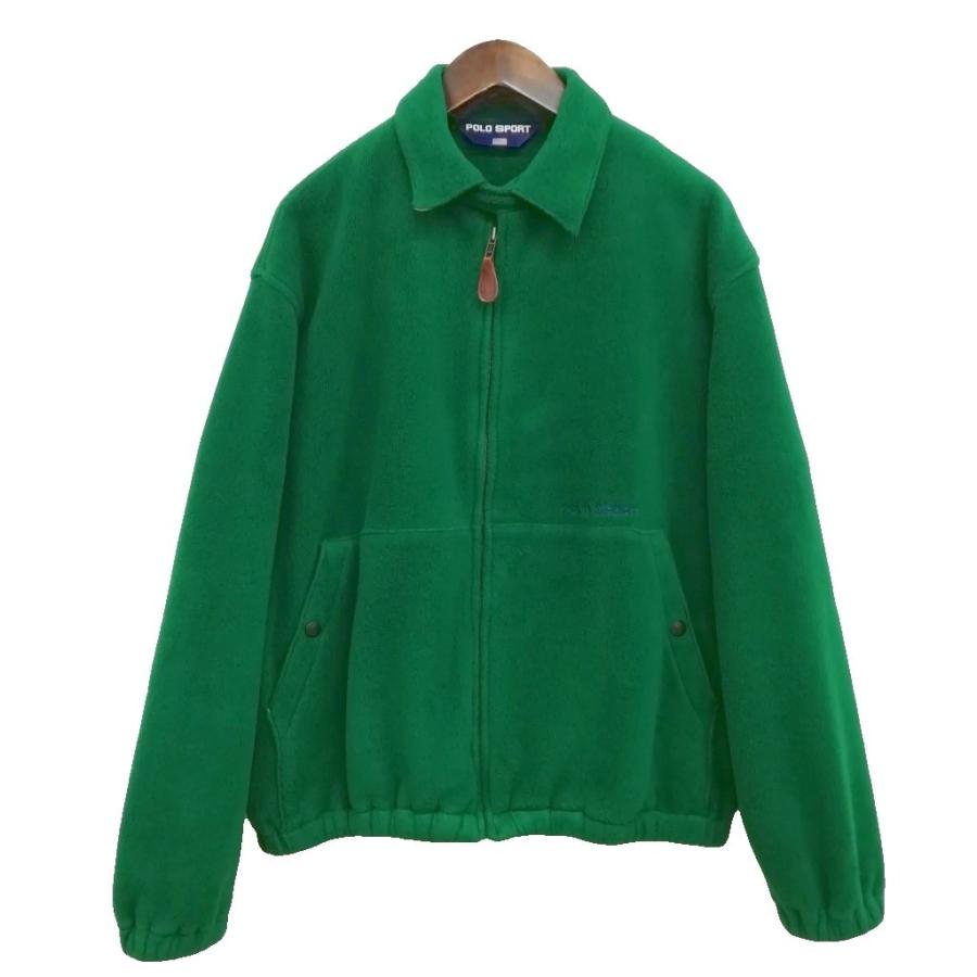 ポロスポーツ POLO SPORT 90s USA製 フリース スイングトップ