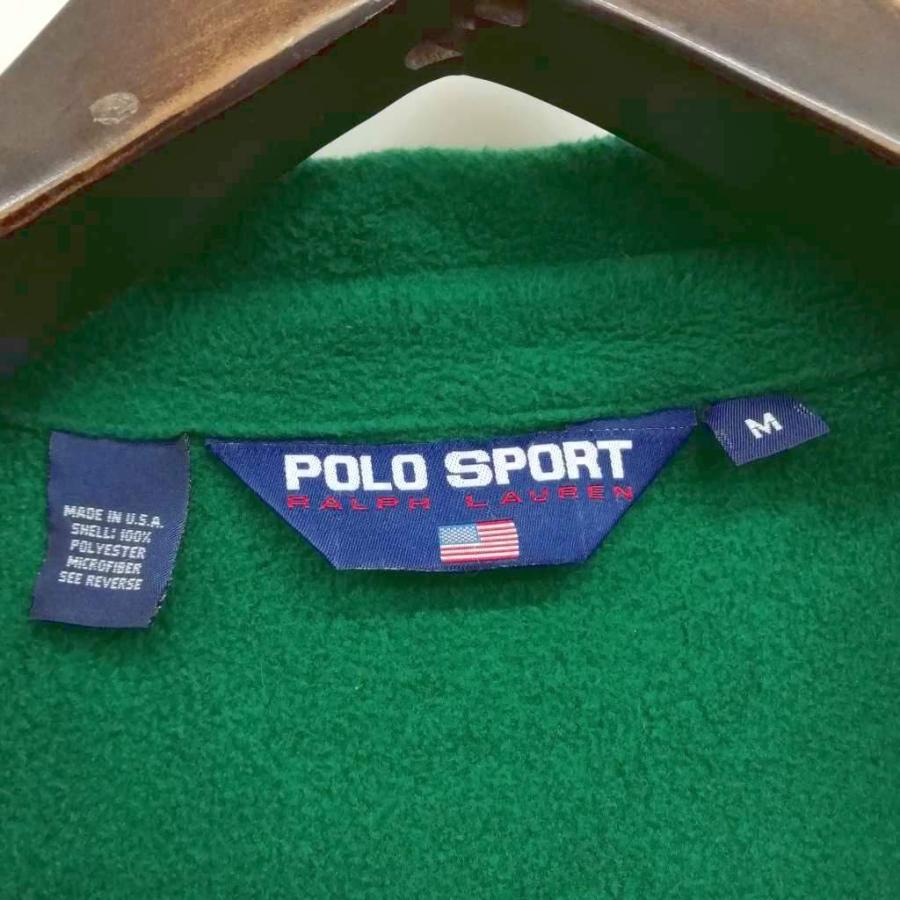 ポロスポーツ POLO SPORT 90s USA製 フリース スイングトップ