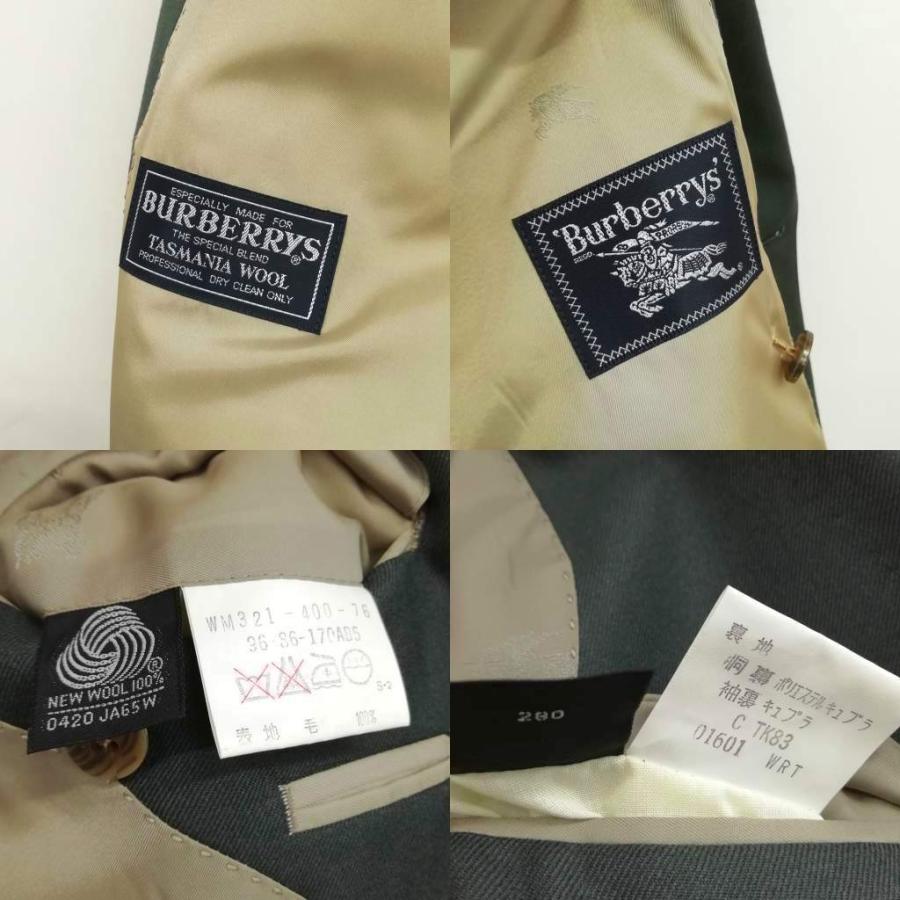 バーバリーズ Burberrys 金ボタン ダブルブレスト 4B スーツ