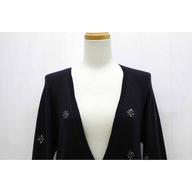 中古 アングリッド Ungrid カーディガン ニット ビジュー Vネック ラグランスリーブ F ネイビー 紺 Bt6 レディース ベクトル 古着 059 ブランド古着販売のベクトル 通販 Yahoo ショッピング