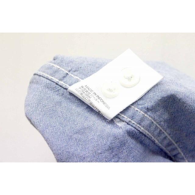 ジーユー Gu シャツ カットソー 胸ポケット 無地 シンプル 長袖 M ブルー 青 Bt24 レディース 059 ブランド古着販売のベクトル 通販 Yahoo ショッピング