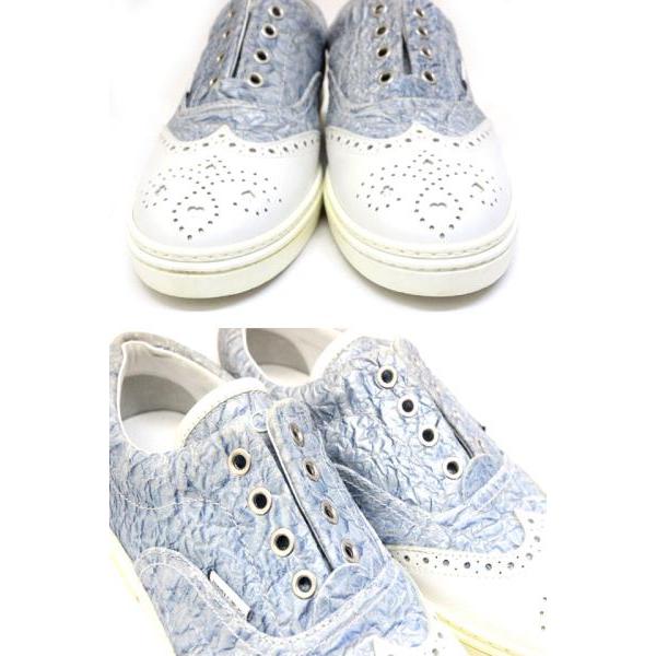 ジミーチュウ JIMMY CHOO スリッポン スニーカー ウイングチップ ジミーチュウ JIMMY CHOO スリッポン スニーカー ウイングチップ