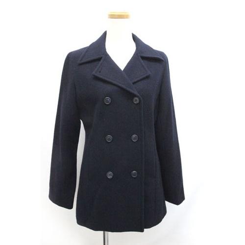 中古 無印良品 良品計画 ピーコート Pコート シンプル ミドル丈 M 紺 ネイビー Zb レディース ベクトル 古着 059 ブランド古着販売のベクトル 通販 Yahoo ショッピング