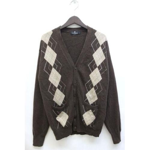 中古 ユキコキミジマオム Yukiko Kimijima Homme カーディガン カシミヤ アーガイル 長袖 L 茶 ブラウン Zb メンズ ベクトル 古着 059 ブランド古着販売のベクトル 通販 Yahoo ショッピング