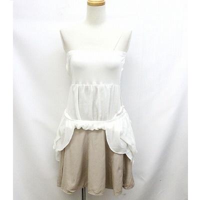 スナイデル　snidel 半袖ひざ丈ワンピース　ペールベージュ　1サイズ M スナイデル snidel 半袖ひざ丈ワンピース ペールベージュ 1