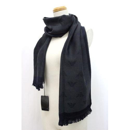 女の子向けプレゼント集結 中古 エンポリオアルマーニ Emporio Armani マフラー ロゴ 柄 フリンジ グレー ネイビー Z メンズ レディース ベクトル 古着 その他財布 帽子 ファッション小物 Hassoncaterers Com