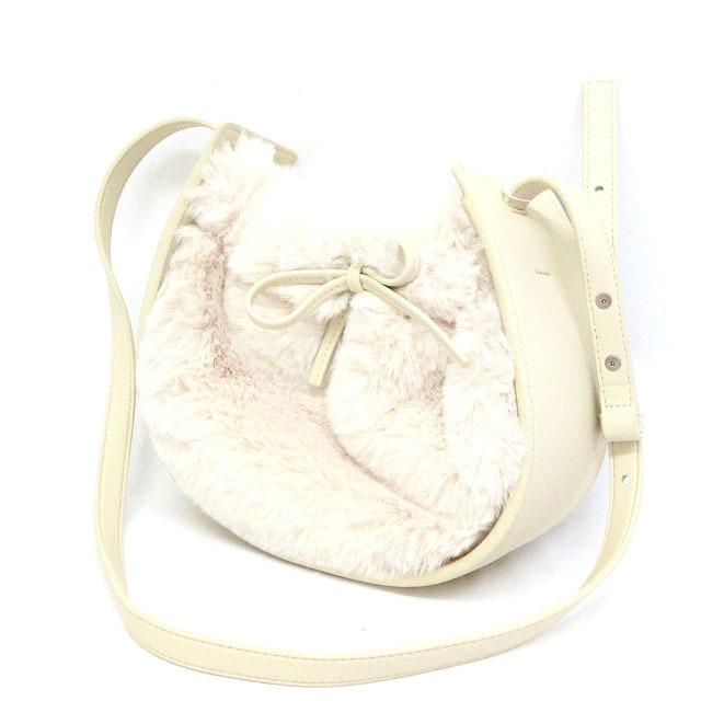 未使用品 フレイアイディー FRAY I.D ドロストファーショルダー バッグ  