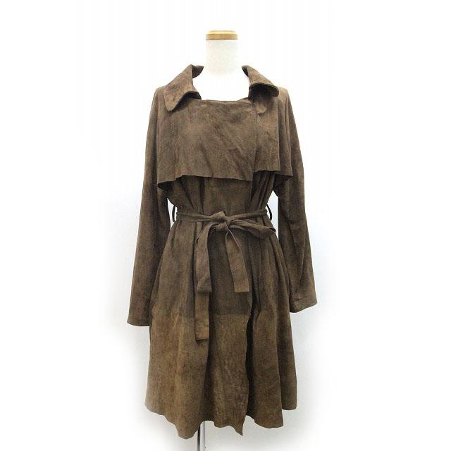 ジョルジオブラット GIORGIO BRATO レザーコート ラムレザー スエード 