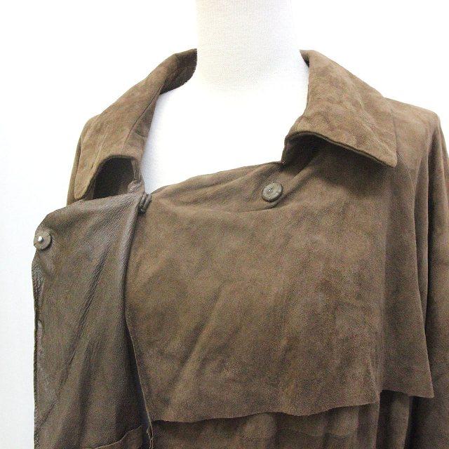 ジョルジオブラット GIORGIO BRATO レザーコート ラムレザー スエード 