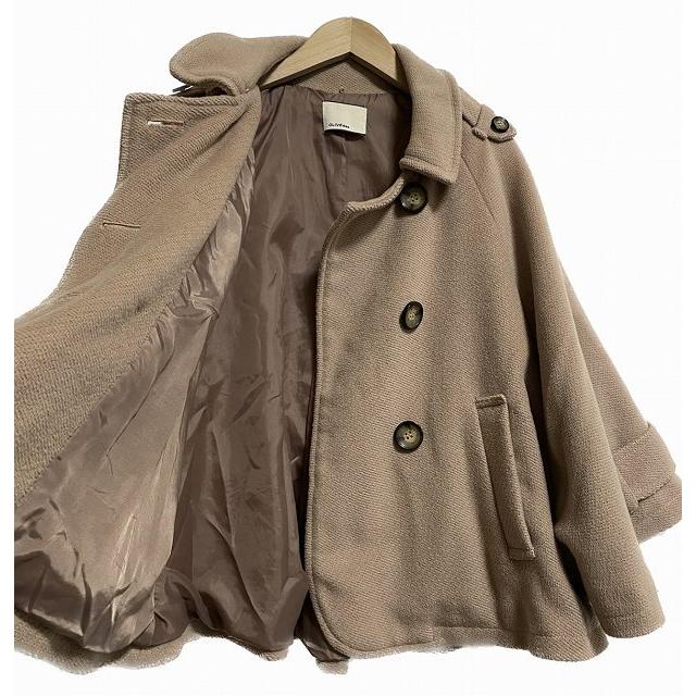 オリーブデオリーブ OLIVE des ポンチョ コート ハーフ ショート