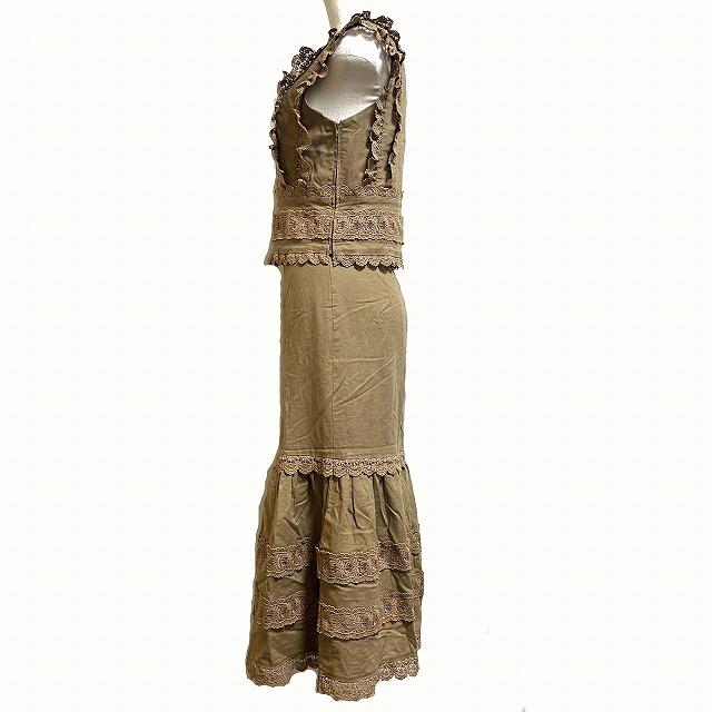 リリーブラウン Lily Brown ノースリーブ セットアップ スカート