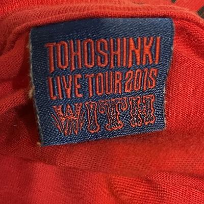 東方神起 ライブ Tシャツ 2015 ツアーTシャツ 半袖 S プル