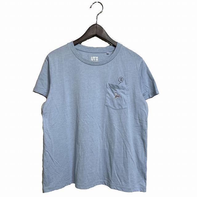 ユニクロ UNIQLO Tシャツ PEANUTS スヌーピー ラウンドネック