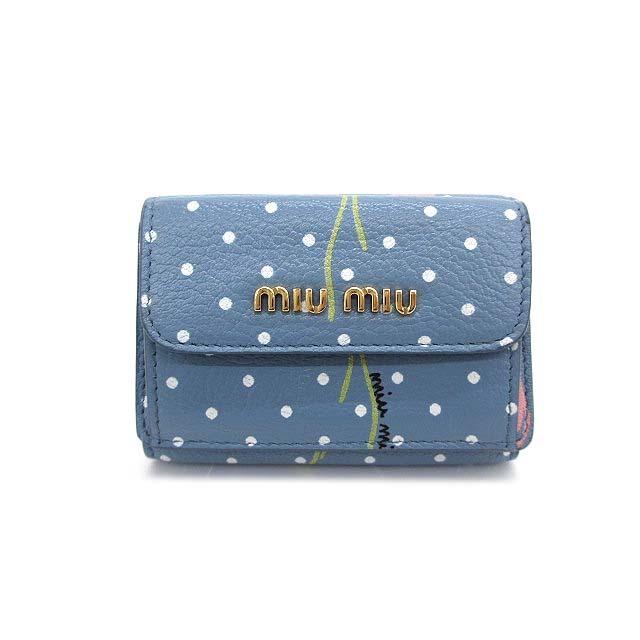 お歳暮 中古 ミュウミュウ Miumiu 5mh0 マドラス 三つ折り コンパクト 財布 レディース ベクトル 古着 060 ブランド古着販売のベクトル 通販 Yahoo ショッピング メーカー包装済 Www Skylanceronline Com