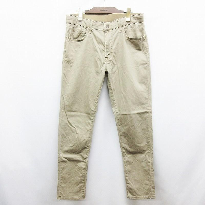 中古 ユニクロ Uniqlo ストレッチ テーパード パンツ L ベージュ W84 92cm メンズ ベクトル 古着 064 ブランド古着販売のベクトル 通販 Yahoo ショッピング