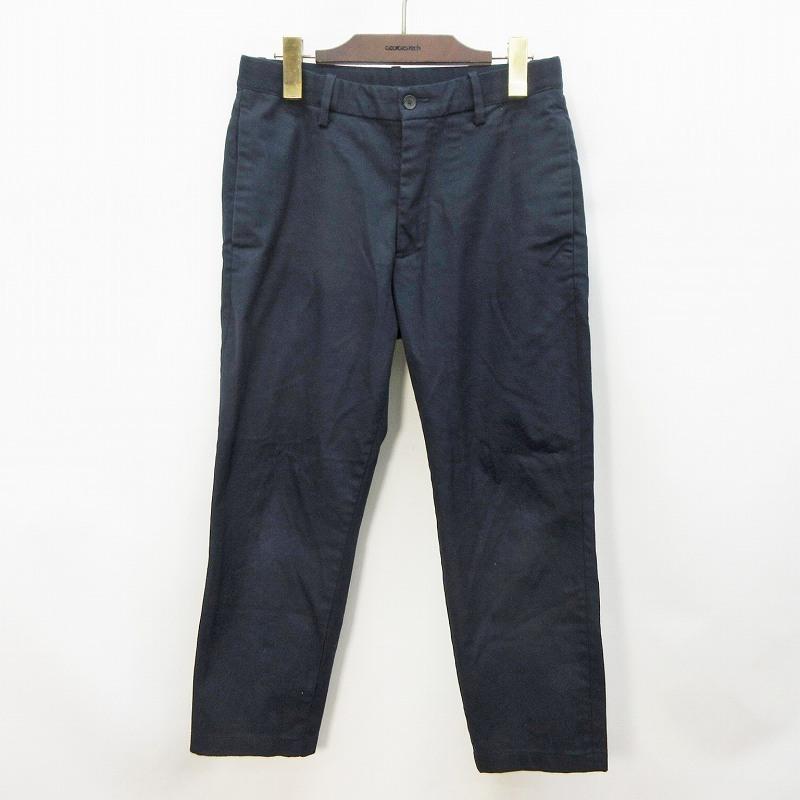 中古 ユニクロ Uniqlo パンツ アンクル丈 ジップフライ 無地 ストレッチ S 紺 ネイビー系 33 メンズ ベクトル 古着 064 ブランド古着販売のベクトル 通販 Yahoo ショッピング