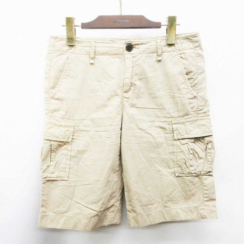 中古 ユニクロ Uniqlo 226 カーゴ ショーツ ショート パンツ ハーフ ジップフライ 綿100 W61cm M相当 薄茶 ライトブラウン ベクトル 古着 064 ブランド古着販売のベクトル 通販 Yahoo ショッピング