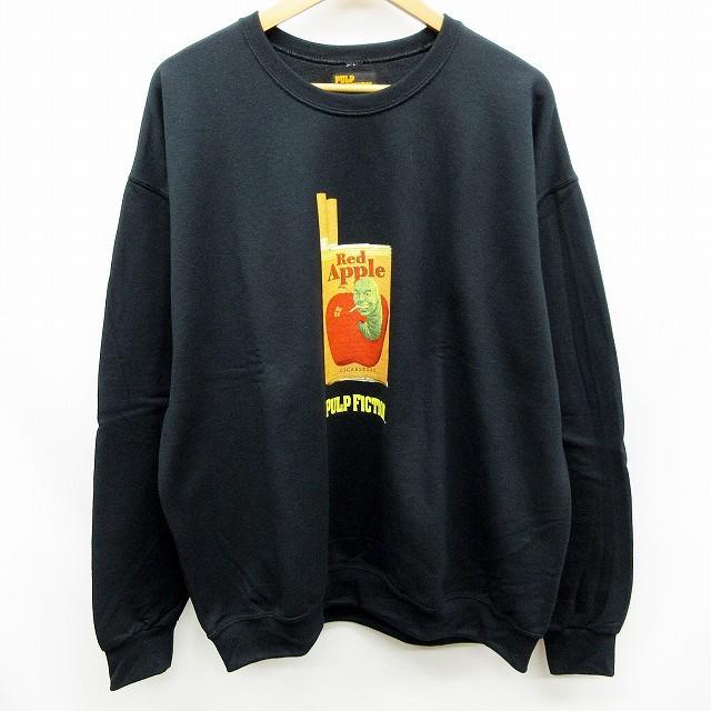 正規 品 ワコマリア Wacko Maria Pulp Fiction パルプフィクション 極美品 裏起毛 スウェットシャツ トレーナー Xl 黒 ブラック系 メンズ ベクトル 古着 正規輸入品保証 Www Superavila Com