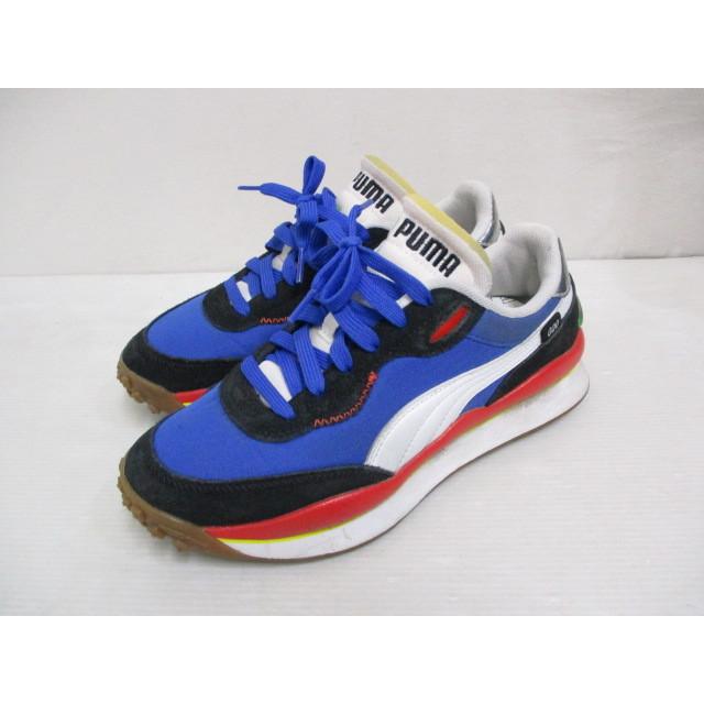 中古 プーマ Puma 01 スニーカー シューズ 23cm 青 ブルー 靴 レディース ベクトル 古着 065 ブランド古着販売のベクトル 通販 Yahoo ショッピング