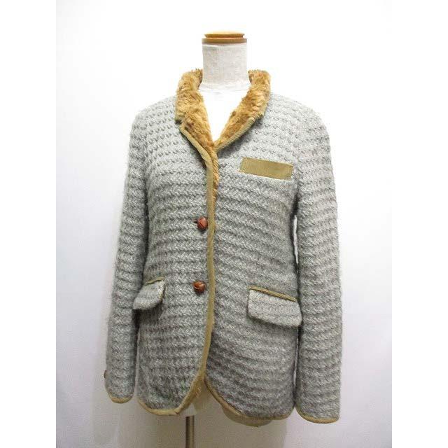 イロナリ Ironari Norway Jacket ノルウェイ ジャケット 裏ファー R グレー ウール ニット ブルゾン 袖裏地付き 日本製 レディース ベクトル 古着 8wzp5tpozv レディースファッション Www Velver Hu