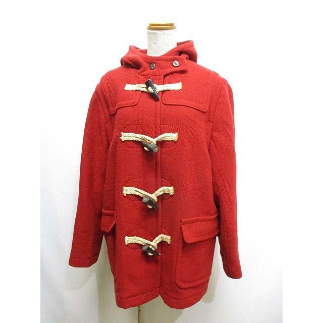 中古 クロコダイル Crocodile ウール ダッフル コート L 赤 レッド レディース ベクトル 古着 065 ブランド古着販売のベクトル 通販 Yahoo ショッピング